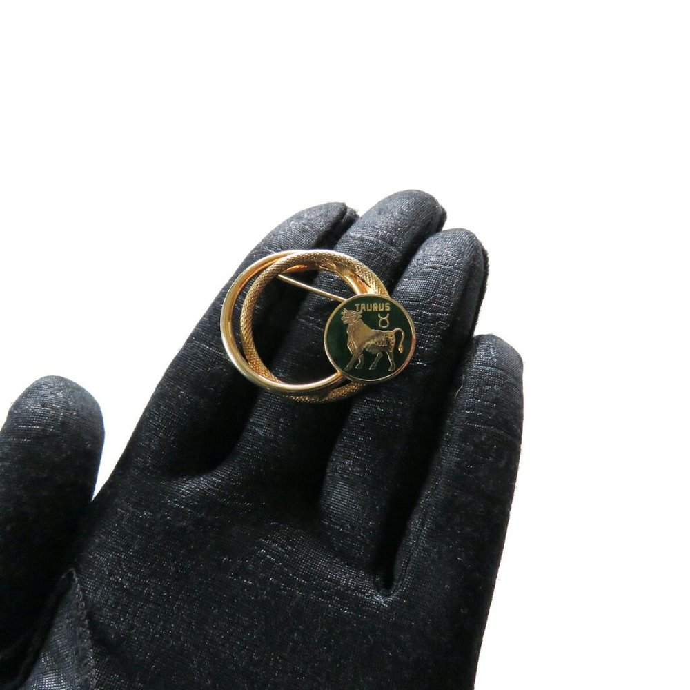 Vintage Zodiac Taurus Bull Brooch Pin, Vintage Jewelry